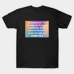 Bible Verse John 14:6 T-Shirt